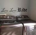 Live Love Ride Wall Decal 