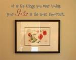 Wear Smile Wall Decal