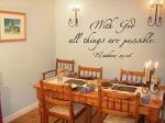 With God Possible Wall Decal