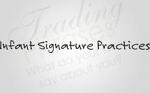 Infant Signature Practice Wall Decal