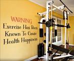 Health Happiness Wall Decal