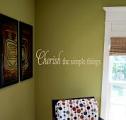Simple Things Wall Decal