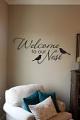 Welcome to Our Nest Birds Wall Decal