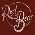 Red Bear Printed Canvas