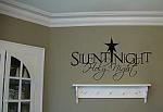Silent Night Wall Decal