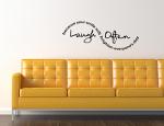 Laugh Often | Wall Decals