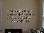 Involve Me Learn Wall Decals