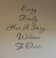 Every Family Story Large Wall Decals