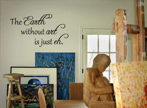 The Earth Without Art Wall Decal