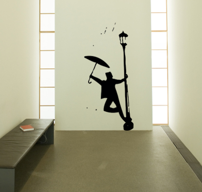 Singing In The Rain Wall Decal