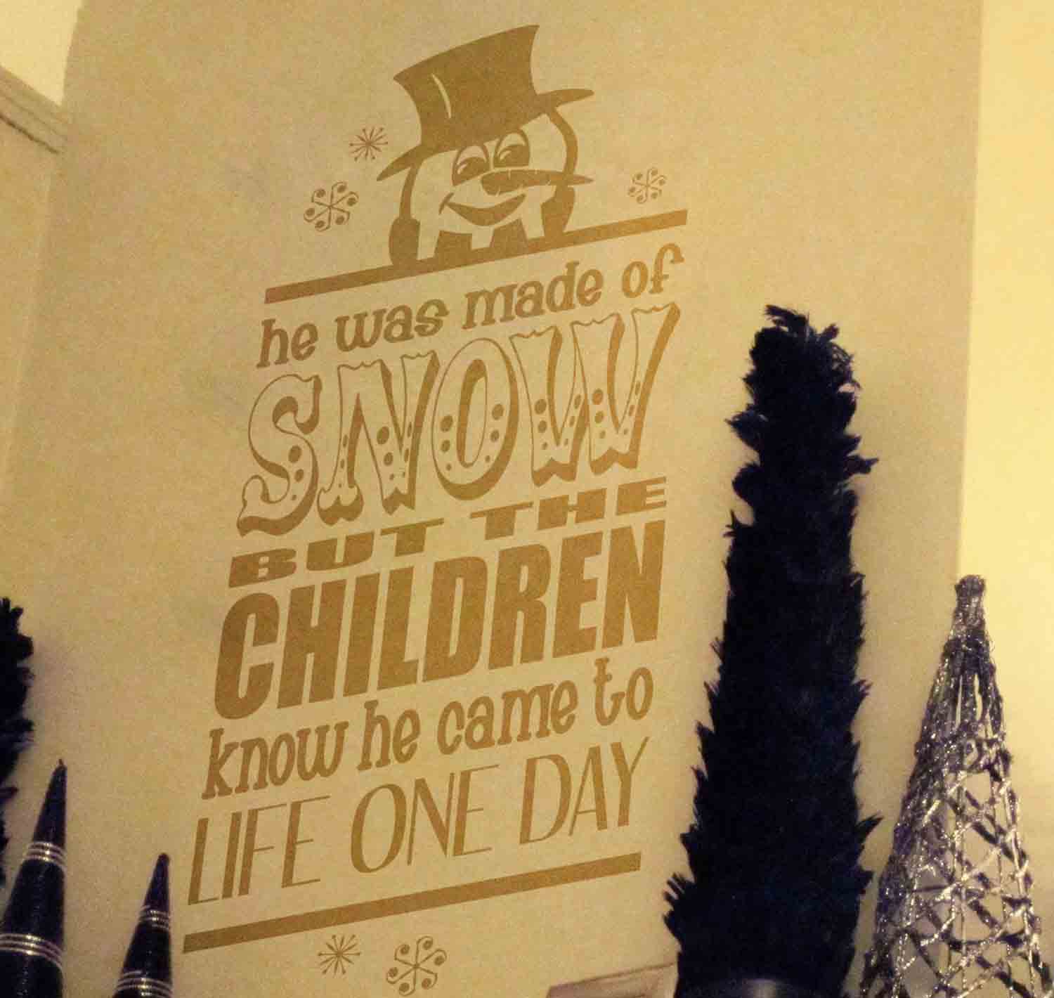 Frosty Wall Decal