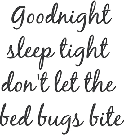 Bed Bugs Bite | Wall Decals