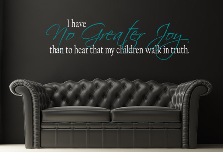 No Greater Joy Wall Decal