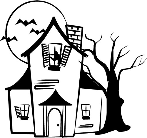 Haunted House | Halloween Decals