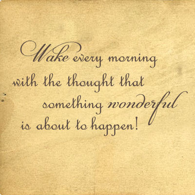 Wake With Something Wonderful | Wall Decals