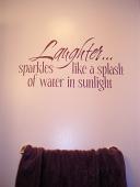 Laughter Sparkles Wall Decal