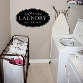 Laundry Self-Serve Wall Decal