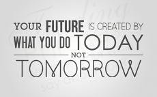 Your Future Horizontal Wall Decal