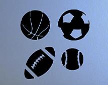 Sports Ball Pack Wall Decals
