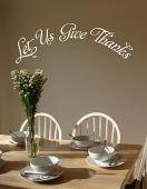 Give Thanks Arch Wall Decal