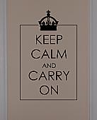 Keep Calm And Carry On Wall Decals