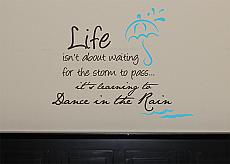 Dance in the Rain Wall Decal
