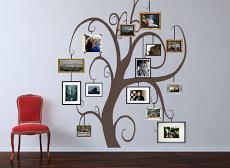 Family Photo Tree Wall Decal