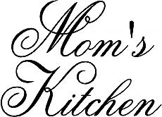 Mom's Kitchen Wall Decal