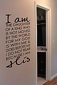 I Am His Wall Decal