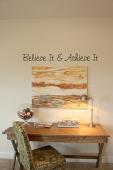 Believe It And Achieve It Wall Decal