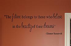 Eleanor Roosevelt Wall Decal