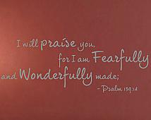 I Will Praise You Wall Decals