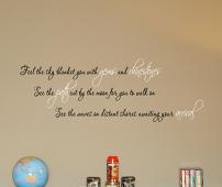 Feel The Sky See The Waves Wall Decals