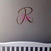 Name Initial Wall Decal