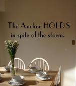 Anchor Holds Wall Decal