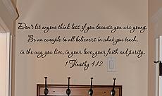 Example To All Believers Wall Decals