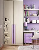 Los Niches Modern Name Wall Decal