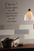 Cheers Wall Decal 