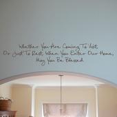 May You Be Blessed Wall Decal 