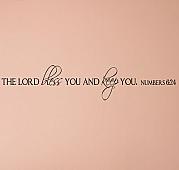 Lord Bless And Keep You Wall Decals
