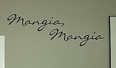Mangia Mangia Wall Decal
