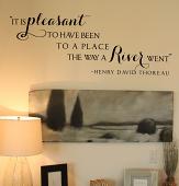 Henry Thoreau Quote Wall Decal 