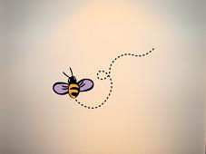 Bee Printed Decal
