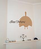 Happy Thanksgiving  Wall Decal