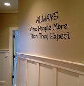 Always Give More Wall Decal 