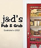 JD's Pub Grub Wall Decal