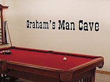 Man Cave Wall Decal