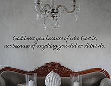 God Love's You Wall Decal