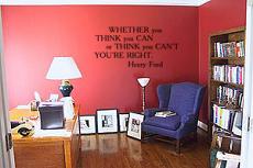 Whether You Think You Can... Wall Decal