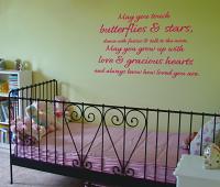 Butterflies and Stars Wall Decal